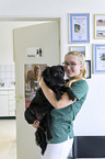 veterinary with dog